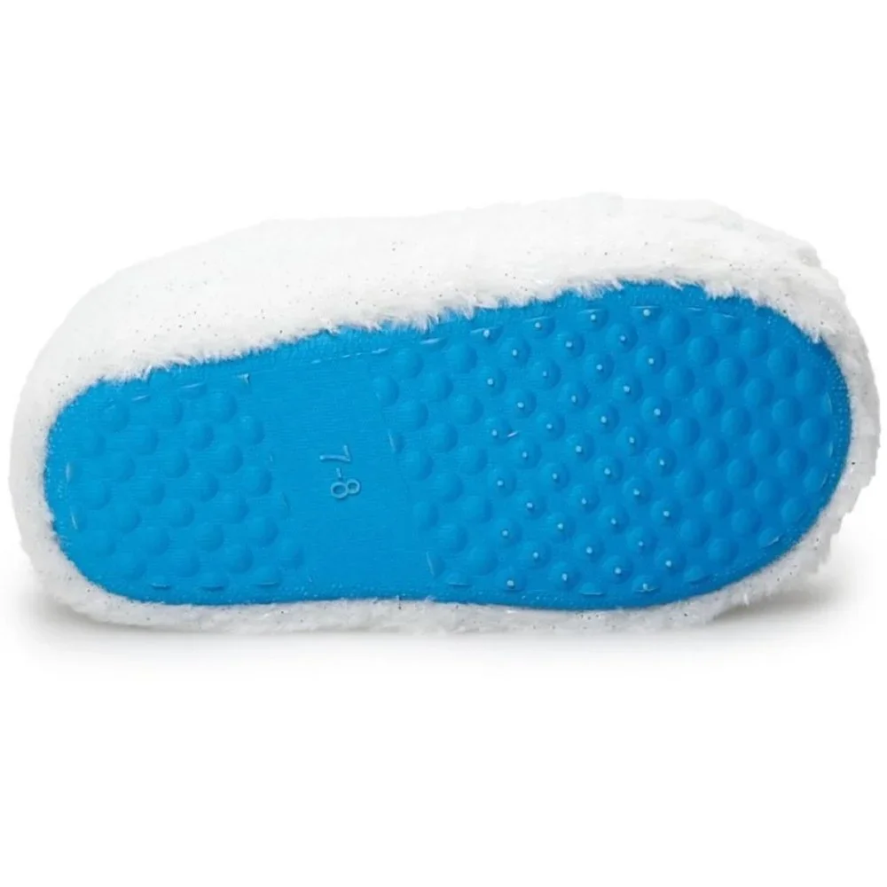Toddler Girls Frozen Faux Fur Clog Slippers House Shoes  Size 5/6 7/8 Elsa NWT